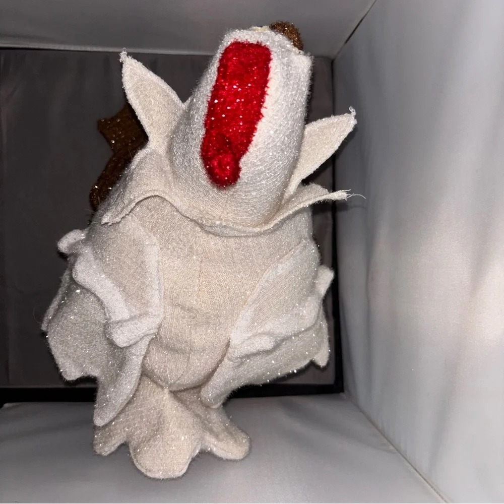 Chicken Flappy Cap Hat White